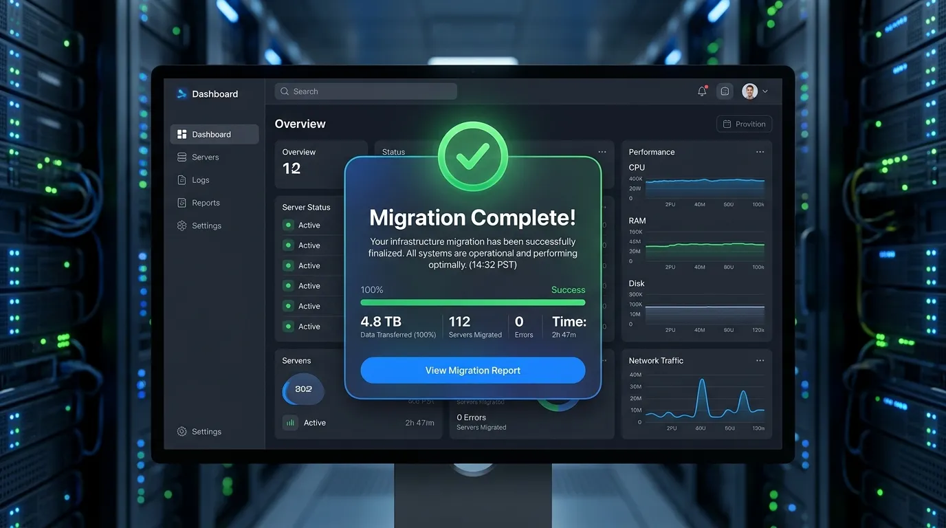 Hero image showing a sleek, modern dashboard interface with a Hero image showing a sleek, modern dashboard interface with a